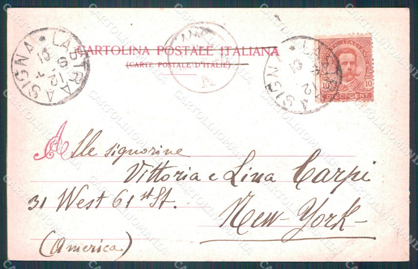 Firenze Città Ponte alle Grazie Carrozze PIEGHE cartolina WX0421 – retro