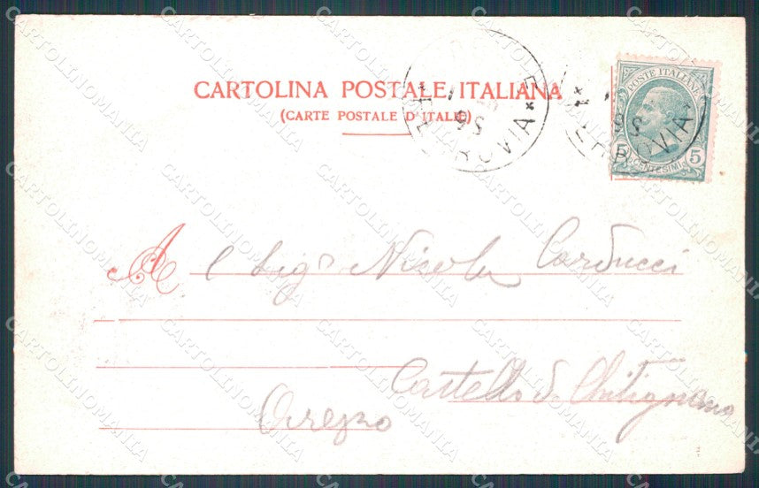 Firenze Città Ponte alle Grazie Carrozze cartolina WX0422 – retro