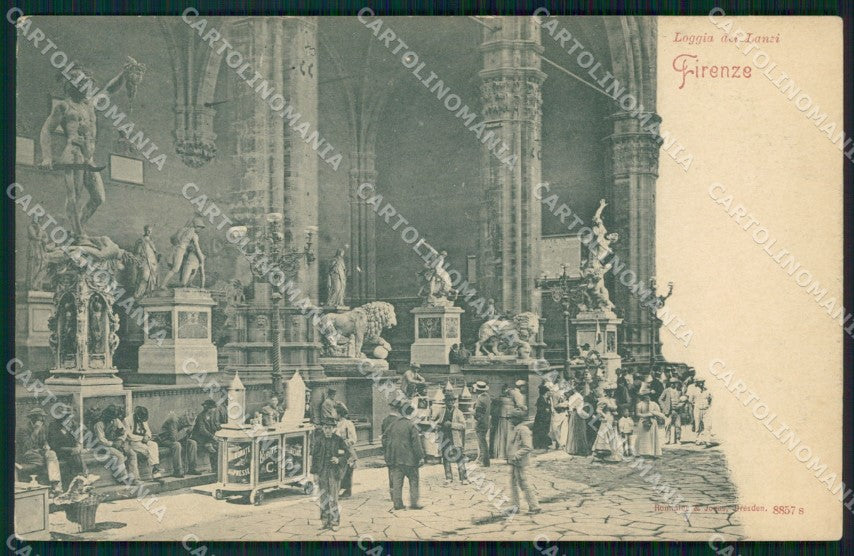Firenze Città Loggia Dei Lanzi cartolina WX0425 – fronte