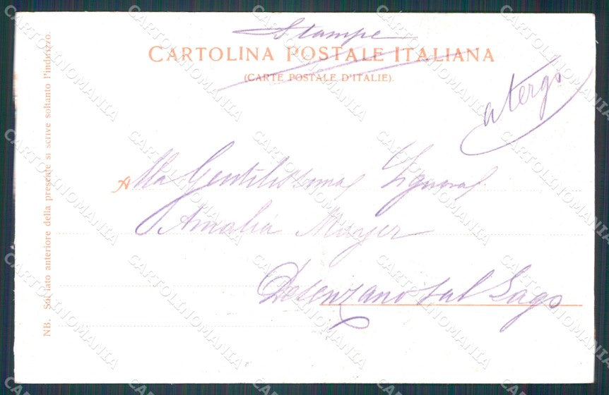 Firenze Città Ponte Santa Trinità cartolina WX0432 – retro
