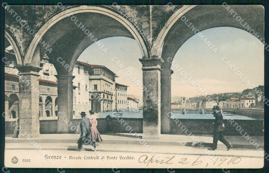 Firenze Città Ponte Vecchio cartolina WX0434 – fronte