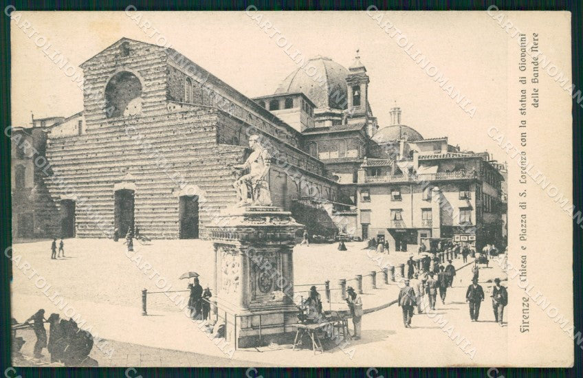 Firenze Città Chiesa San Lorenzo cartolina WX0451 – fronte