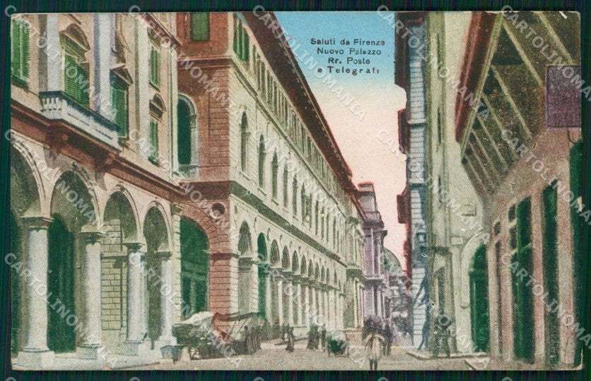 Firenze Città Posta PIEGHE cartolina WX0465 – fronte