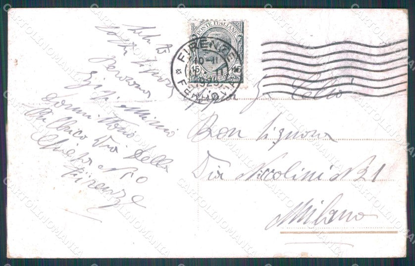 Firenze Città Posta PIEGHE cartolina WX0465 – retro