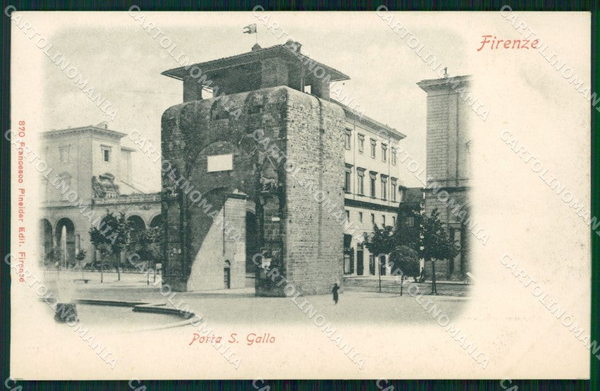 Firenze Città Porta San Gallo cartolina WX0472 – fronte