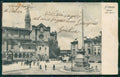 Firenze Città Piazza dell'Unità MACCHIA cartolina WX0480 – fronte