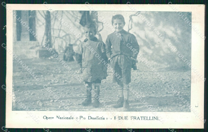 Firenze Città Opera Nazinale Pro Derelictis TRACCE UMIDO cartolina WX0492 – fronte