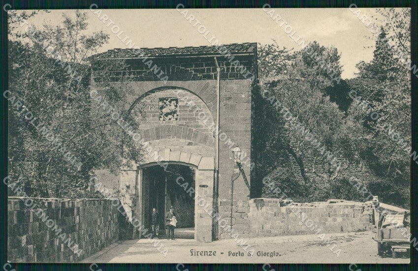 Firenze Città Porta San Giorgio cartolina WX0509 – fronte