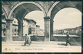 Firenze Città Ponte Vecchio SCOLLATA PIEGA cartolina WX0521 – fronte