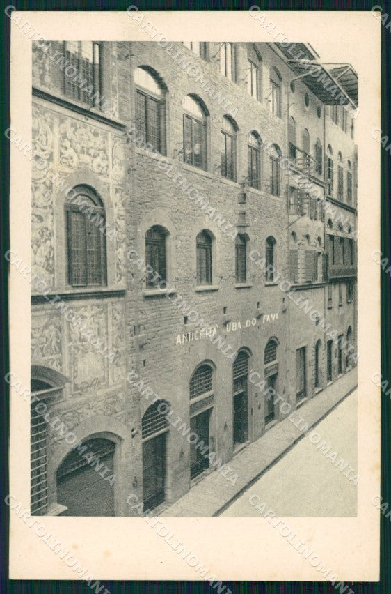 Firenze Città Antichità Ubaldo Favi cartolina WX0531 – fronte