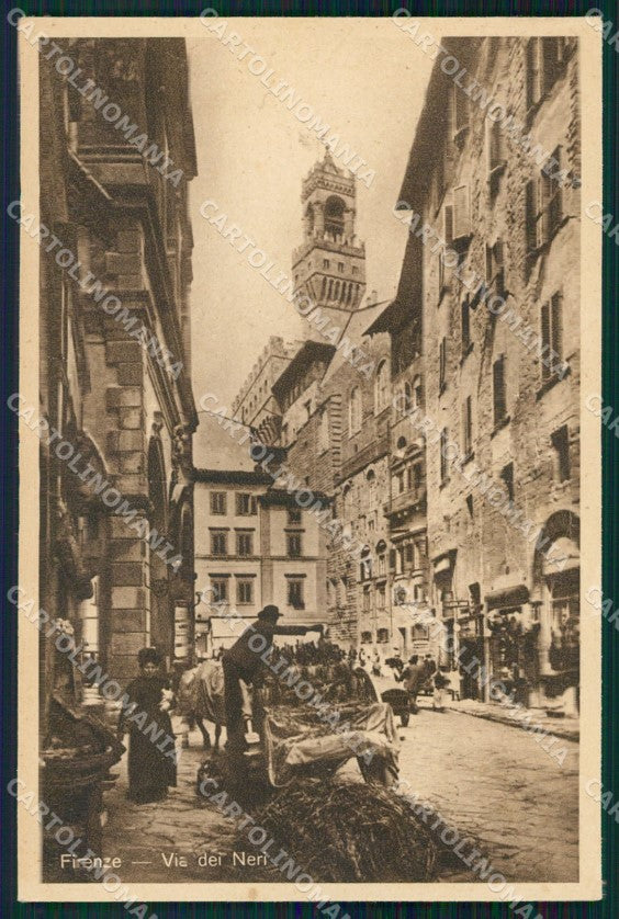 Firenze Città Via dei Neri cartolina WX0533 – fronte