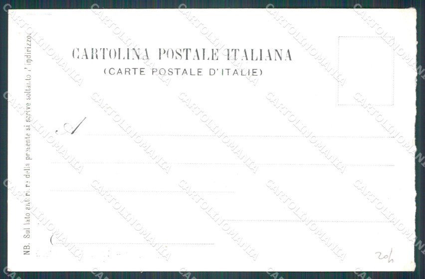 Firenze Città Via Calzaiuoli Carrozza cartolina WX0544 – retro