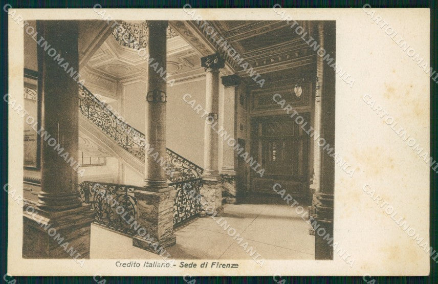 Firenze Città Credito Italiano Banca cartolina WX0547 – fronte