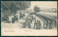 Firenze Città Cascine Viale della Regina Carrozze cartolina WX0548 – fronte