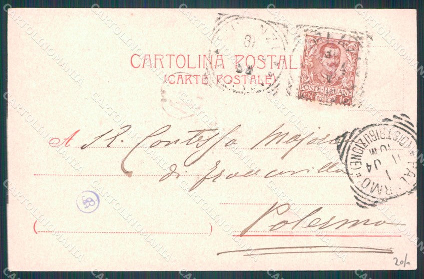 Firenze Città Grand Hotel d'Europe PIEGA cartolina WX0550 – retro