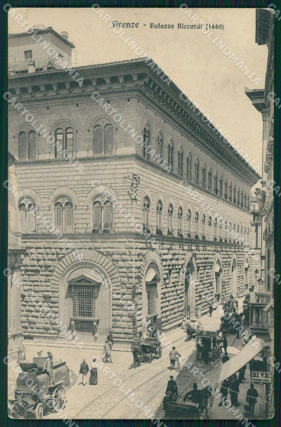 Firenze Città Palazzo Riccardi Carrozze STRAPPINO cartolina WX0555 – fronte