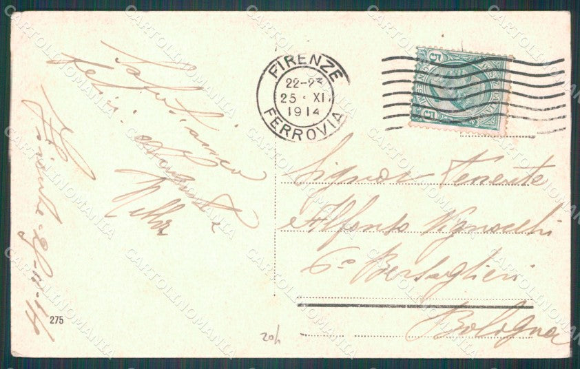 Firenze Città Cascine Viale della Regina cartolina WX0561 – retro