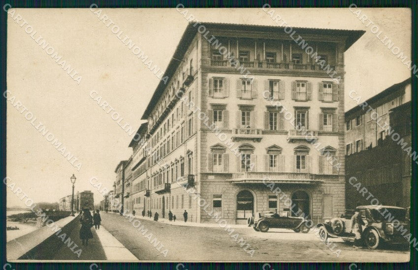 Firenze Città Grand Hotel Auto PIEGHINA cartolina WX0571 – fronte