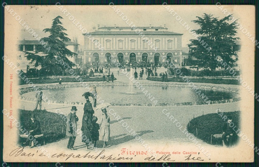 Firenze Città Palazzo delle Cascine cartolina WX0573 – fronte