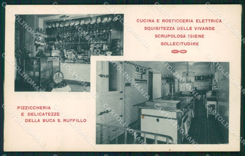 Firenze Città Ristorante Buca San Ruffino Pubblicitaria cartolina WX0582 – fronte