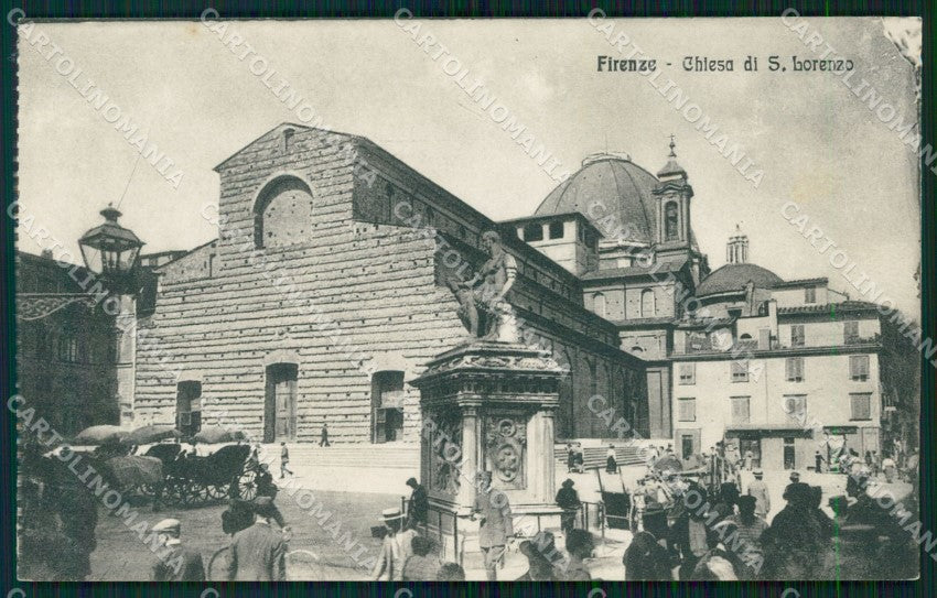 Firenze Città Chiesa San Lorenzo cartolina WX0583 – fronte