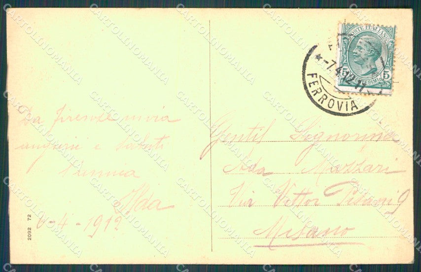 Firenze Città Piazza dell'Unità Italiana cartolina WX0589 – retro