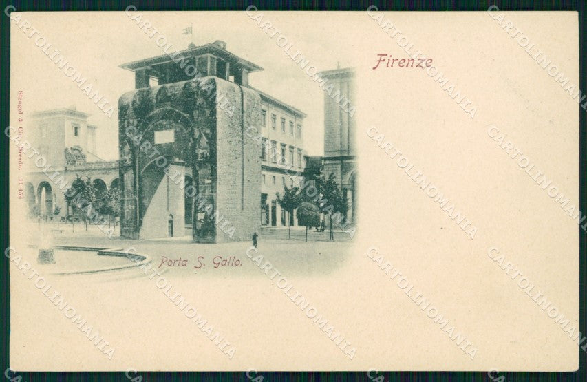 Firenze Città Porta San Gallo cartolina WX0601 – fronte