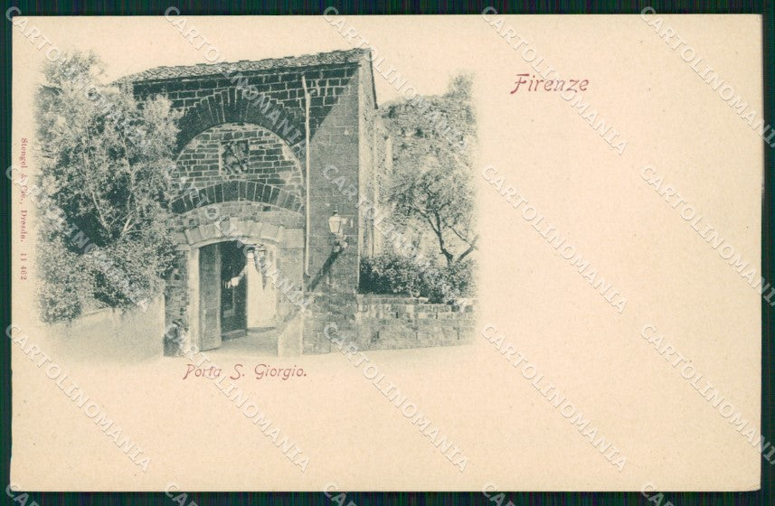 Firenze Città Porta San Giorgio cartolina WX0602 – fronte