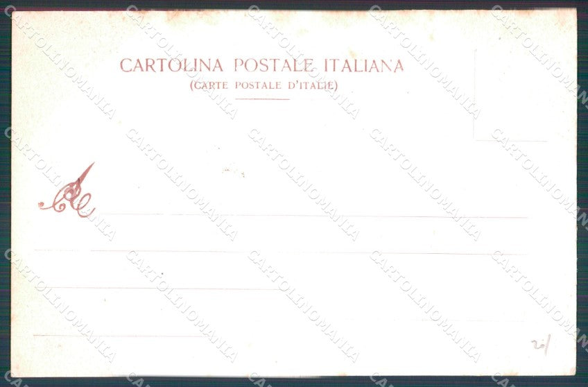 Firenze Città Mercato Vecchio Scomparsa cartolina WX0612 – retro