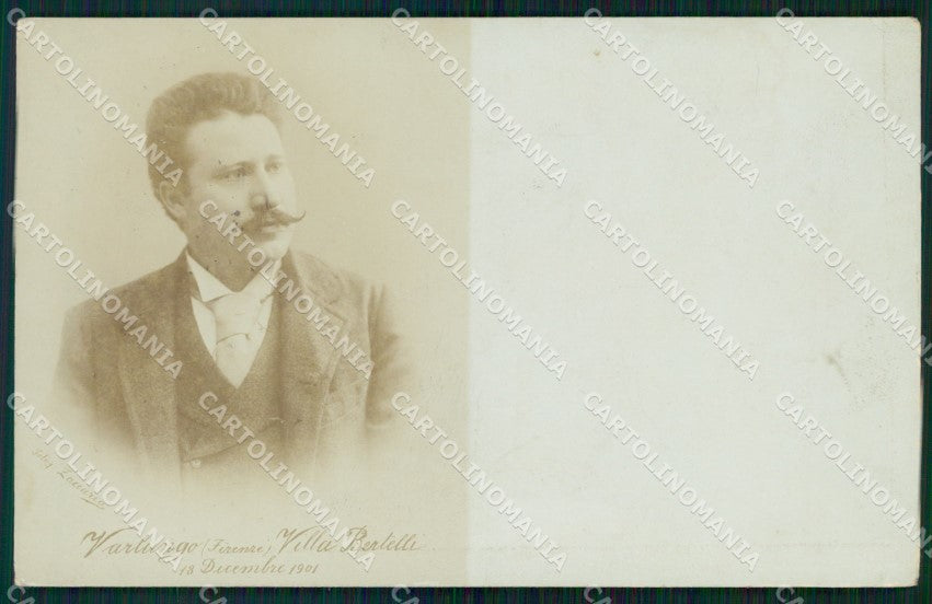 Firenze Città Varlungo Villa Bertelli Ritratto Foto cartolina WX0622 – fronte