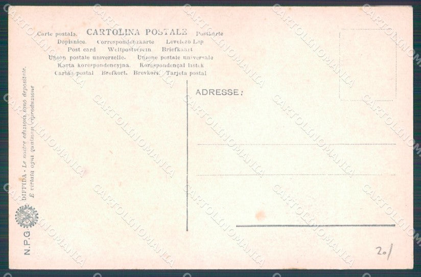 Firenze Città Via dei Bardi NPG Foto cartolina WX0623 – retro