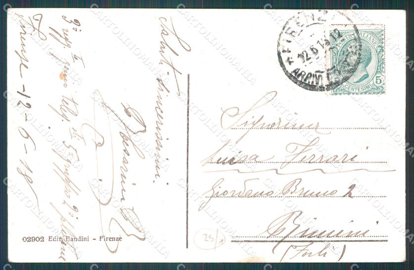 Firenze Città Caserma Vittorio Emanuele II Militari cartolina WX0630 – retro