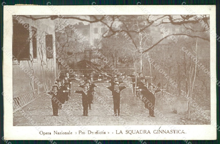 Firenze Città Opera Nazinale Pro Derelictis PIEGHE cartolina WX0653 – fronte