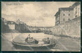 Firenze Città Ponte Vecchio Barca cartolina WX0657 – fronte