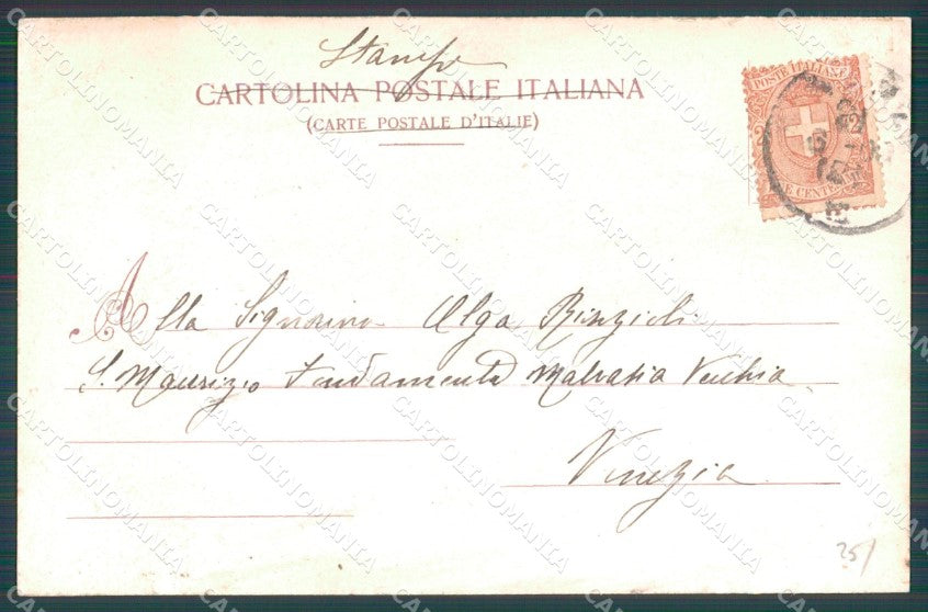 Firenze Città Mercato Vecchio Scomparsa cartolina WX0671 – retro