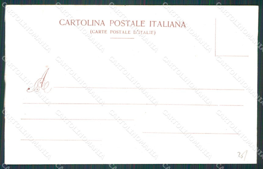 Firenze Città Piazza Mercato Vecchio Scomparsa cartolina WX0675 – retro