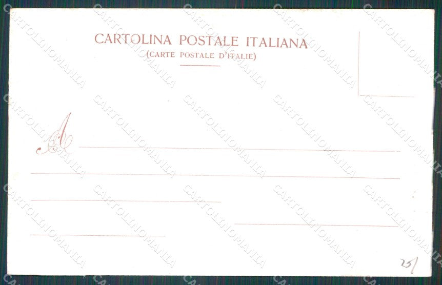 Firenze Città Piazza Mercato Vecchio Scomparsa cartolina WX0677 – retro