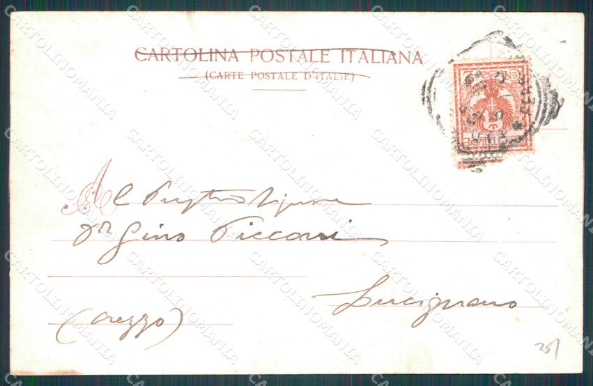Firenze Città Piazza Mercato Vecchio Scomparsa PIEGHINA cartolina WX0680 – retro