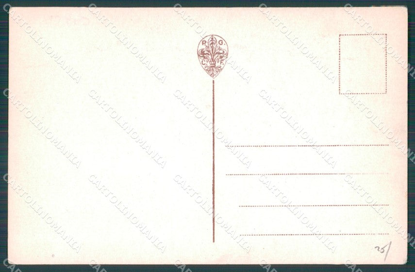 Firenze Città Via dé Neri Fiaschi Foto cartolina WX0691 – retro