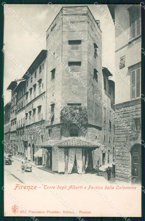 Firenze Città Torre degli Alberti cartolina WX0705 – fronte