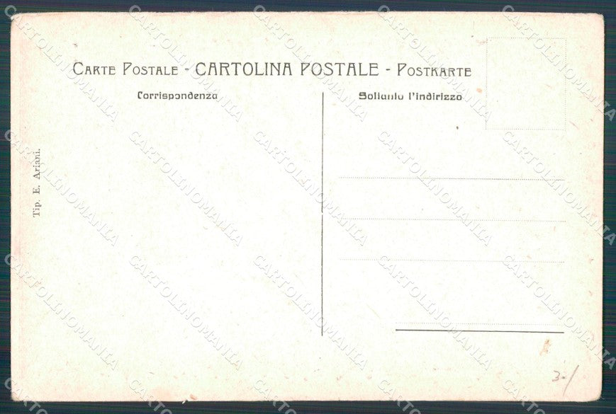 Firenze Città Grand Hotel Cavour Pappagalli STRAPPINI PIEGA cartolina WX0708 – retro