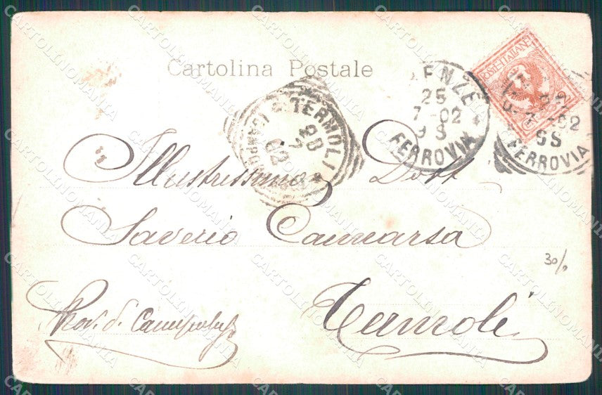 Firenze Città Ospedale Militari MACCHIA PIEGHE cartolina WX0709 – retro