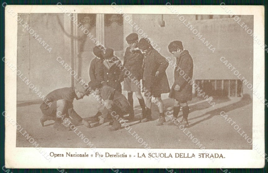Firenze Città Opera Nazionale Pro Derelictis PIEGA cartolina WX0712 – fronte