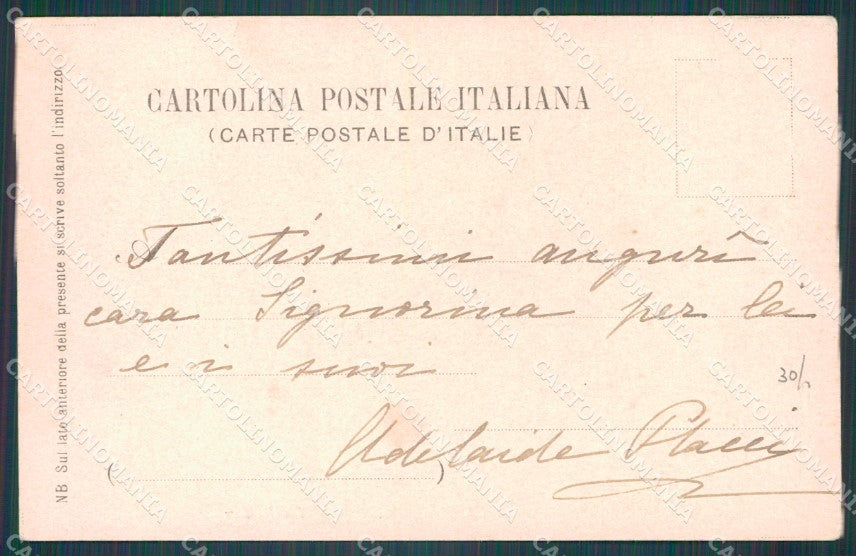 Firenze Città Via Calzaiuoli Carretti cartolina WX0725 – retro