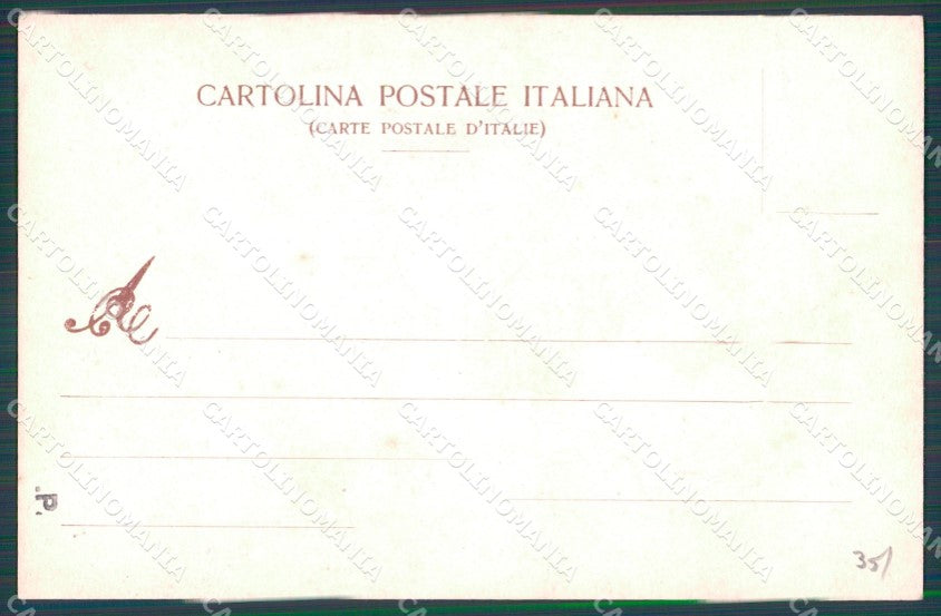 Firenze Città Mercato Vecchio Scomparsa cartolina WX0745 – retro