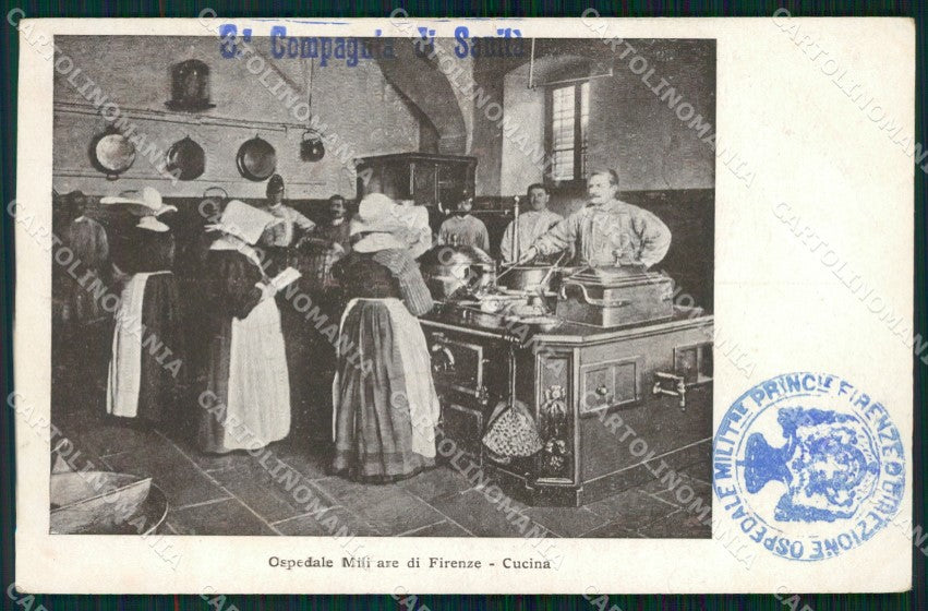 Firenze Città Ospedale Militare Suore cartolina WX0755 – fronte