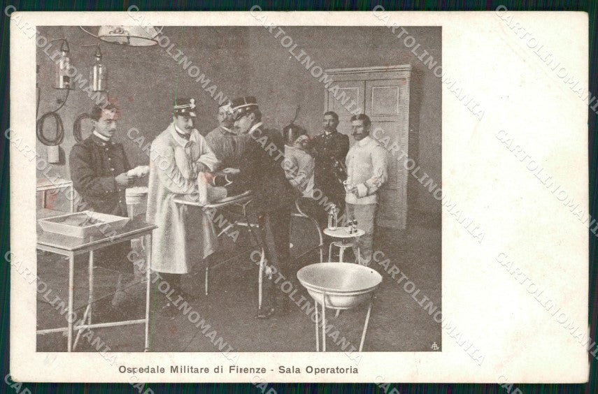 Firenze Città Ospedale Militare cartolina WX0758 – fronte