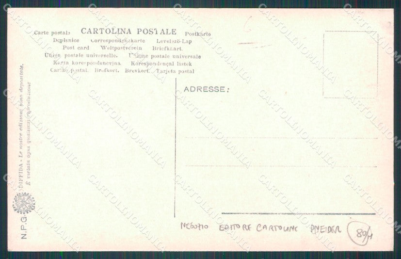 Firenze Città Via Calzaiuoli Carrozza NPG Foto cartolina WX0761 – retro