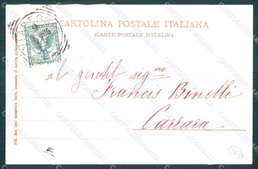 Firenze Città Rina Lucci Prima Regina del Mercato di ABRASA cartolina WX0767 – retro