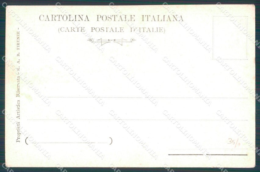 Firenze Città Regine dei Mercati cartolina WX0769 – retro